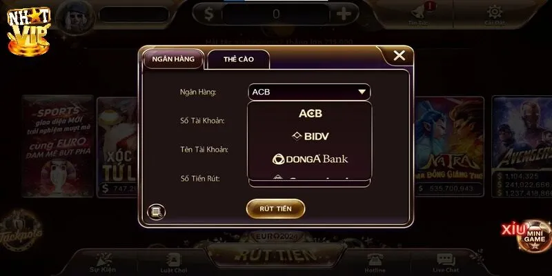 Rút Tiền Giải đáp câu hỏi của game thủ về rút tiền Nhatvip